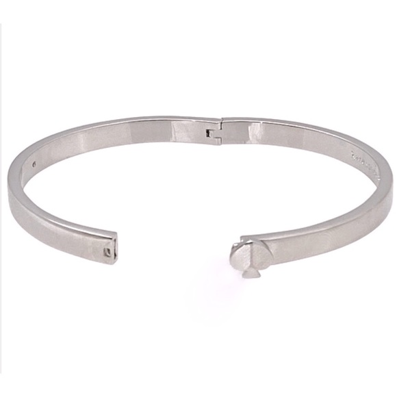 Kate Spade Silver Heritage Button Bangle - Picture 7 of 7